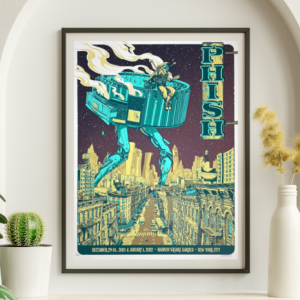 Phish - Madison Square Garden NY December 29 2021 BLUE VARIANT - Live Concert Poster Wall Art Print - 172193