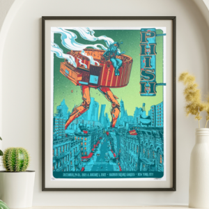 Phish - Madison Square Garden NY December 29 2021 RED VARIANT - Live Concert Poster Wall Art Print - 172194