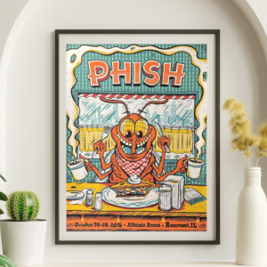 Phish - Allstate Arena Rosemont IL October 26 2018 - Live Concert Poster Wall Art Print - 172196