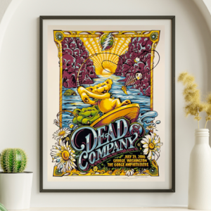 Dead and Company - Gorge Amphitheater George Washington July 23 2016 - Live Concert Poster Wall Art Print - 131175