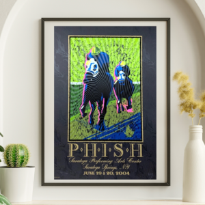 Phish - Saratoga Performing Arts Center Saratoga Springs NY June 19 2004 – Live Concert Poster Wall Art Print - 172203