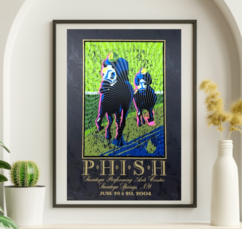 Phish - Saratoga Performing Arts Center Saratoga Springs NY June 19 2004 – Live Concert Poster Wall Art Print - 172203
