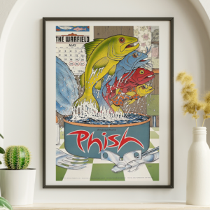 Phish - Warfield Theater San Francisco CA May 25 1994 - Live Concert Poster Wall Art Print - 172205
