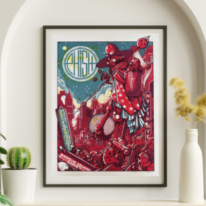 Phish - Madison Square Garden NY December 28 2016 - Live Concert Poster Wall Art Print - 172209