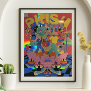 Phish - United Center Chicago IL July 18 2025 FOIL - Live Concert Poster Wall Art Print - 172217