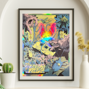 Phish - Moda Center Portland OR April 20 2025 FOIL 2- Live Concert Poster Wall Art Print - 172220