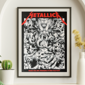 Metallica - Wells Fargo Center Philadelphia PA October 25 2018 - Live Concert Poster Wall Art Print - 158022