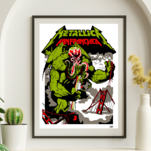 Metallica - Outside Lands San Francisco CA August 12 2017 - Live Concert Poster Wall Art Print - 158024