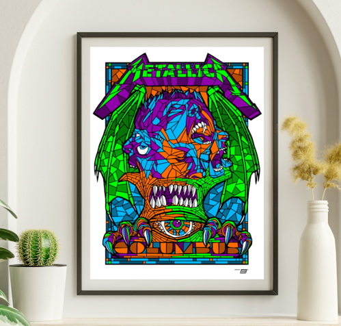 Metallica - Mapfre Stadium Columbus, OH May 21 2017 - Live Concert Poster Wall Art Print - 158026