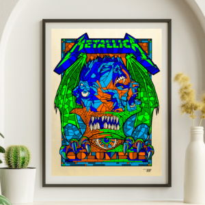 Metallica - Mapfre Stadium Columbus, OH May 21 2017 PEARL VARIANT - Live Concert Poster Wall Art Print - 158028