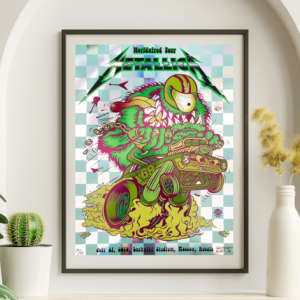 Metallica - Luzhniki Stadium Moscow Russia July 21 2019 FOIL - Live Concert Poster Wall Art Print - 158033