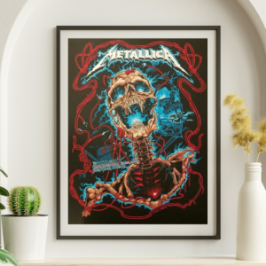 Metallica - Bentine Arena Birmingham England October 30 2017 - Live Concert Poster Wall Art Print - 158035