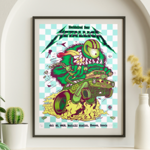 Metallica - Luzhniki Stadium Moscow Russia July 21 2019 - Live Concert Poster Wall Art Print - 158038
