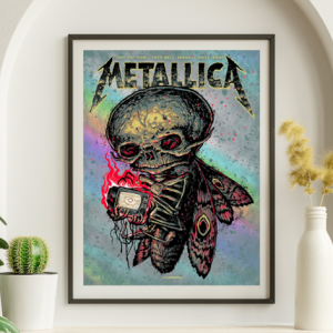 Metallica - Taco Bell Arena Boise ID November 28 2018 FOIL - Live Concert Poster Wall Art Print - 158039