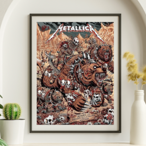 Metallica - Empower Field Mile High Denver CO June 27 2025 - Live Concert Poster Wall Art Print - 158041