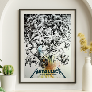 Metallica - Valdebebas Madrid Spain May 3, 2019  - Live Concert Poster Wall Art Print - 158047