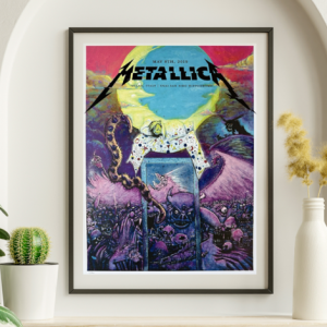 Metallica - Snai Siro Hippodrome Milan Italy May 8, 2019 - Live Concert Poster Wall Art Print - 158048