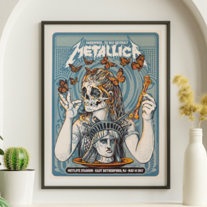 Metallica - Metlife Stadium East Rutherford NJ May 14 2017 - Live Concert Poster Wall Art Print - 158049