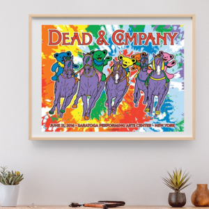 Dead and Company - Saratoga Sprints Performing Arts Center NY June 21 2016 - Live Concert Poster Wall Art Print - 131180