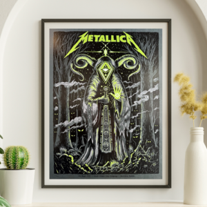Metallica - Barcelona Spain May 5 2019 - Live Concert Poster Wall Art Print - 158052