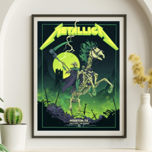 Metallica - NRG Stadium Houston TX June 14 2025 - Live Concert Poster Wall Art Print - 158053