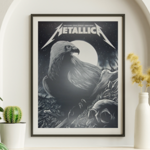 Metallica - Arena Liepzig Germany April 30 2018 - Live Concert Poster Wall Art Print - 158054