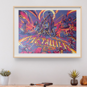 Metallica - Schleyerhalle Stuttgart Germany April 9, 2018 - Live Concert Poster Wall Art Print - 158059