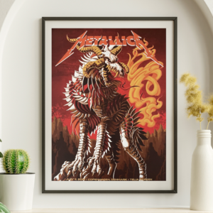 Metallica - Telia Parken Copenhagen Denmark July 11 2019 - Live Concert Poster Wall Art Print - 158060
