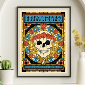 Dead and Company - Spectrum Center Charlotte NC November 28 2017 - Live Concert Poster Wall Art Print - 131181