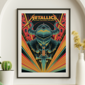 Metallica - Raadi Airfield Tartu Estonia July 18 2019 - Live Concert Poster Wall Art Print - 158062