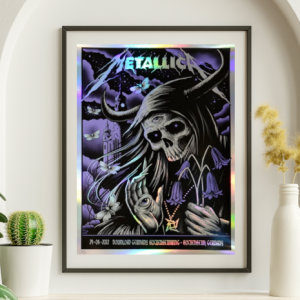 Metallica - Hockenheim Germany June 24 2022 FOIL - Live Concert Poster Wall Art Print - 158064