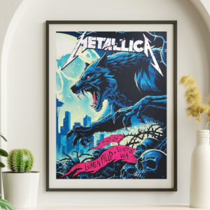 Metallica - Lumen Field Seattle WA September 1, 2024 - Live Concert Poster Wall Art Print - 158068