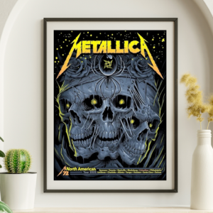 Metallica - North American Tour 2025 Columbus - Live Concert Poster Wall Art Print - 158069