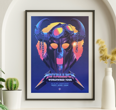 Metallica - Rogers Centre Toronto Ontario CA July 16 2017 - Live Concert Poster Wall Art Print - 158071