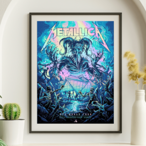 Metallica - Mercedes Benz Stadium Atlanta GA June 3 2025 - Live Concert Poster Wall Art Print - 158073
