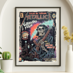 Metallica - Estadio Do Morumbi San Paolo Brazil May 10 2022 - Live Concert Poster Wall Art Print - 158075