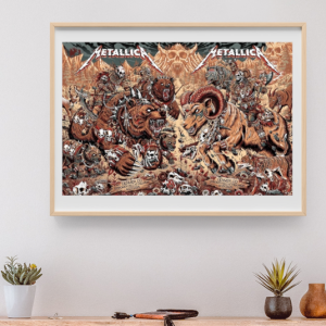 Metallica - Empower Field Mile High Denver CO FULLSHEET – Live Concert Poster Wall Art Print - 158076