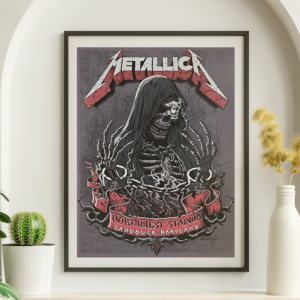 Metallica - Northwest Stadium Landover MD May 28 2025 - Live Concert Poster Wall Art Print - 158083