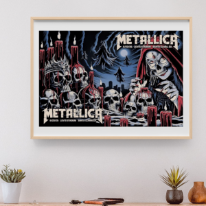 Metallica - Levis Stadium Santa Clara CA June 20 2025 FULLSHEET – Live Concert Poster Wall Art Print - 158084