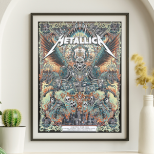 Metallica - European Tour 2023 - Live Concert Poster Wall Art Print - 158087