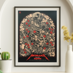 Metallica - Buenos Aires Argentina April 30 2022 - Live Concert Poster Wall Art Print - 158091