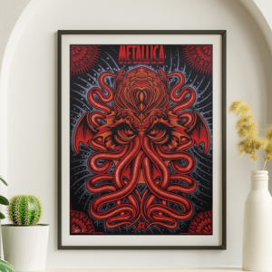 Metallica - Hard Rock Stadium Miama FL July 7, 2017 - Live Concert Poster Wall Art Print - 158092