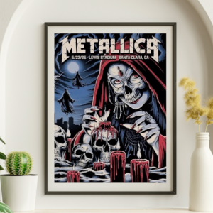 Metallica - Levis Stadium Santa Clara CA June 22, 2025 - Live Concert Poster Wall Art Print - 158093