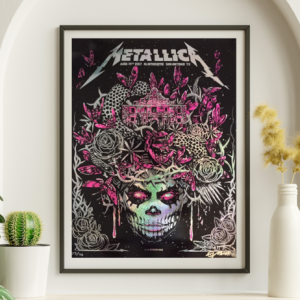 Metallica - Alamodome San Antonia TX June 14 2017 SPECKLE FOIL - Live Concert Poster Wall Art Print - 158095