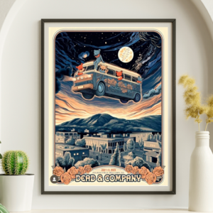 Dead and Company - Folsom Field Boulder CO July 1, 2023 - Live Concert Poster Wall Art Print - 131185