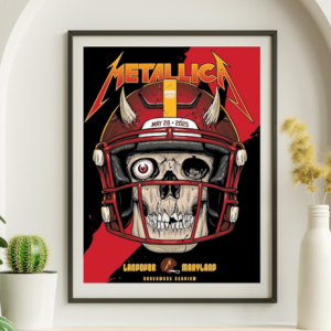 Metallica - Northwest Stadium Landover MD May 28 2025 - Live Concert Poster Wall Art Print - 158120
