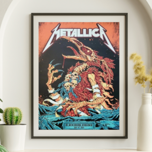 Metallica - Lane Stadium Blacksburg VA May 7, 2025 - Live Concert Poster Wall Art Print - 158121