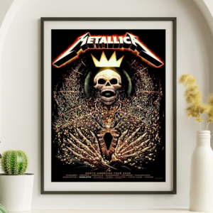 Metallica - North American Tour Charlotte 2025 - Live Concert Poster Wall Art Print - 158122