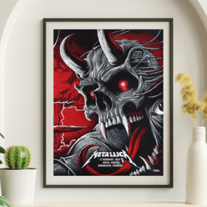 Metallica - Royal Arena Kobenhavn Denmark February 5, 2017 - Live Concert Poster Wall Art Print - 158128