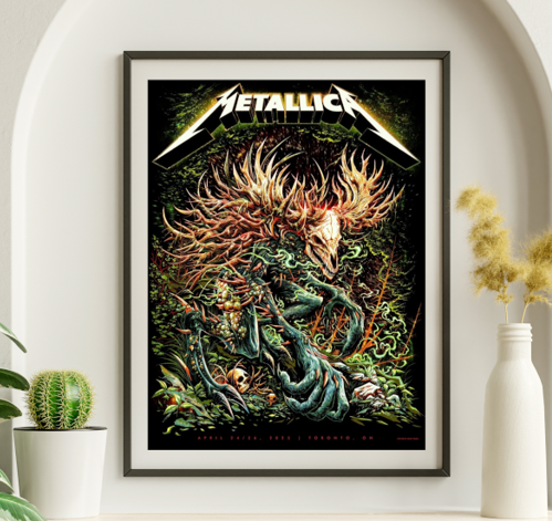 Metallica - Toronto Ontario CA April 24, 2025 - Live Concert Poster Wall Art Print - 158129